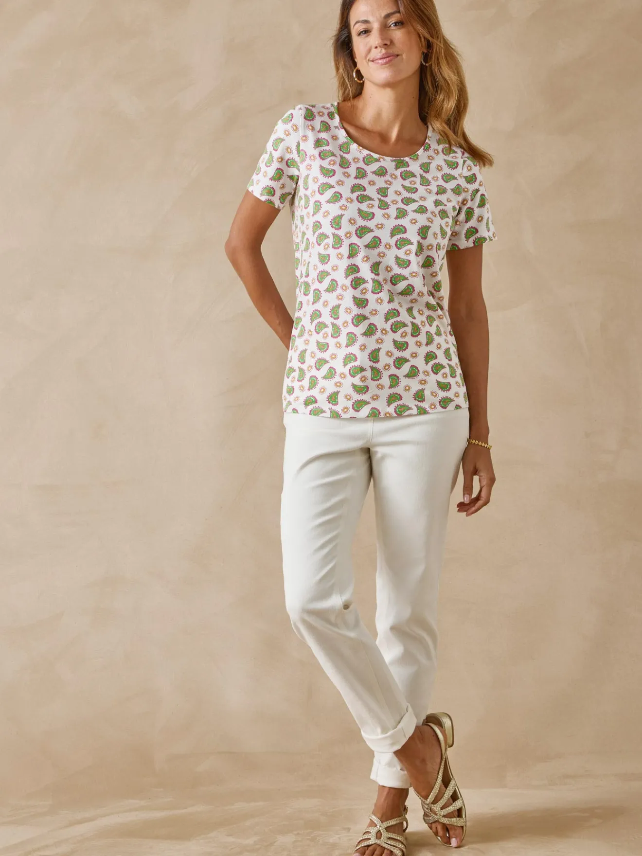 Clearance Lot de 2 shirts manches courtes Femme Tunique|T-Shirt