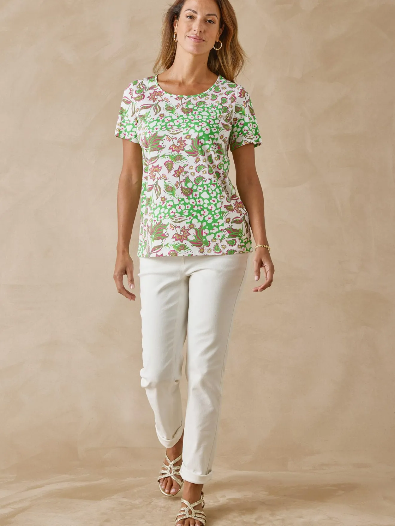 Clearance Lot de 2 shirts manches courtes Femme Tunique|T-Shirt