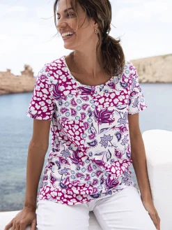 Clearance Lot de 2 shirts manches courtes Femme Tunique|T-Shirt