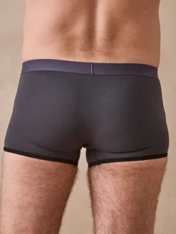 Outlet Lot de 4 shorties fermés Homme Boxer, Caleçon