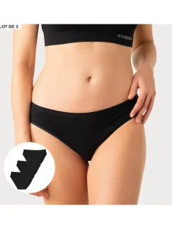 Hot Lot de 3 slips Basic Ecopack Culotte, Slip, Shorty