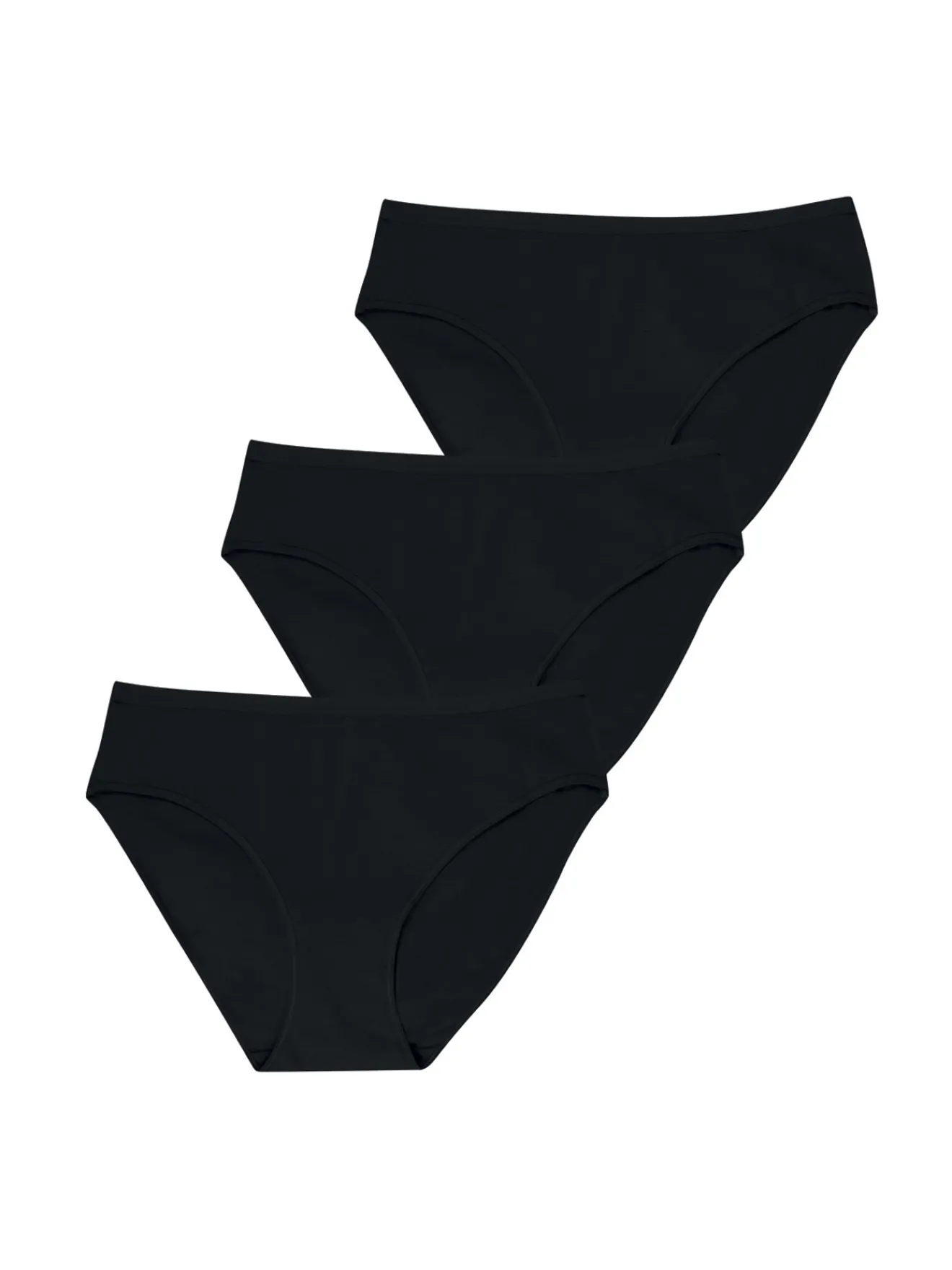 Hot Lot de 3 slips Basic Ecopack Culotte, Slip, Shorty