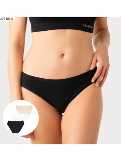 Clearance Lot de 3 slips Basic Ecopack Culotte, Slip, Shorty