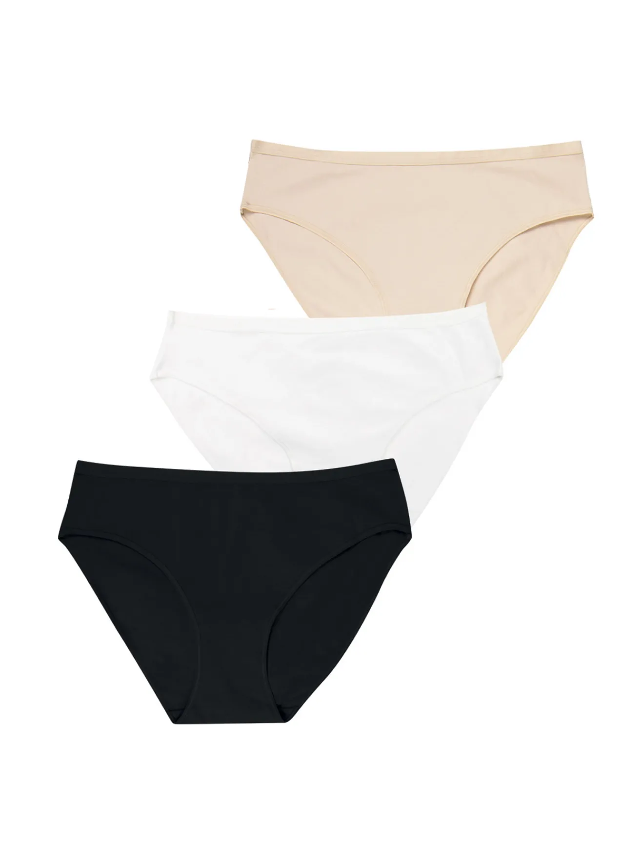 Clearance Lot de 3 slips Basic Ecopack Culotte, Slip, Shorty