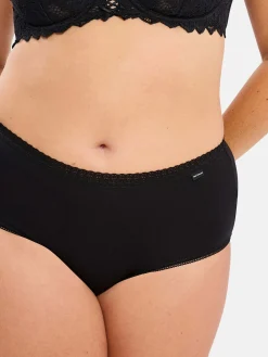 Best Lot de 2 slips Classique Coton Bio Culotte, Slip, Shorty