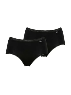 Best Lot de 2 slips Classique Coton Bio Culotte, Slip, Shorty