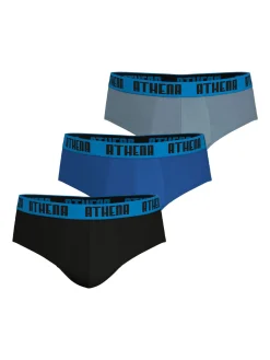 Outlet Lot de 3 slips coton stretch Homme Slip