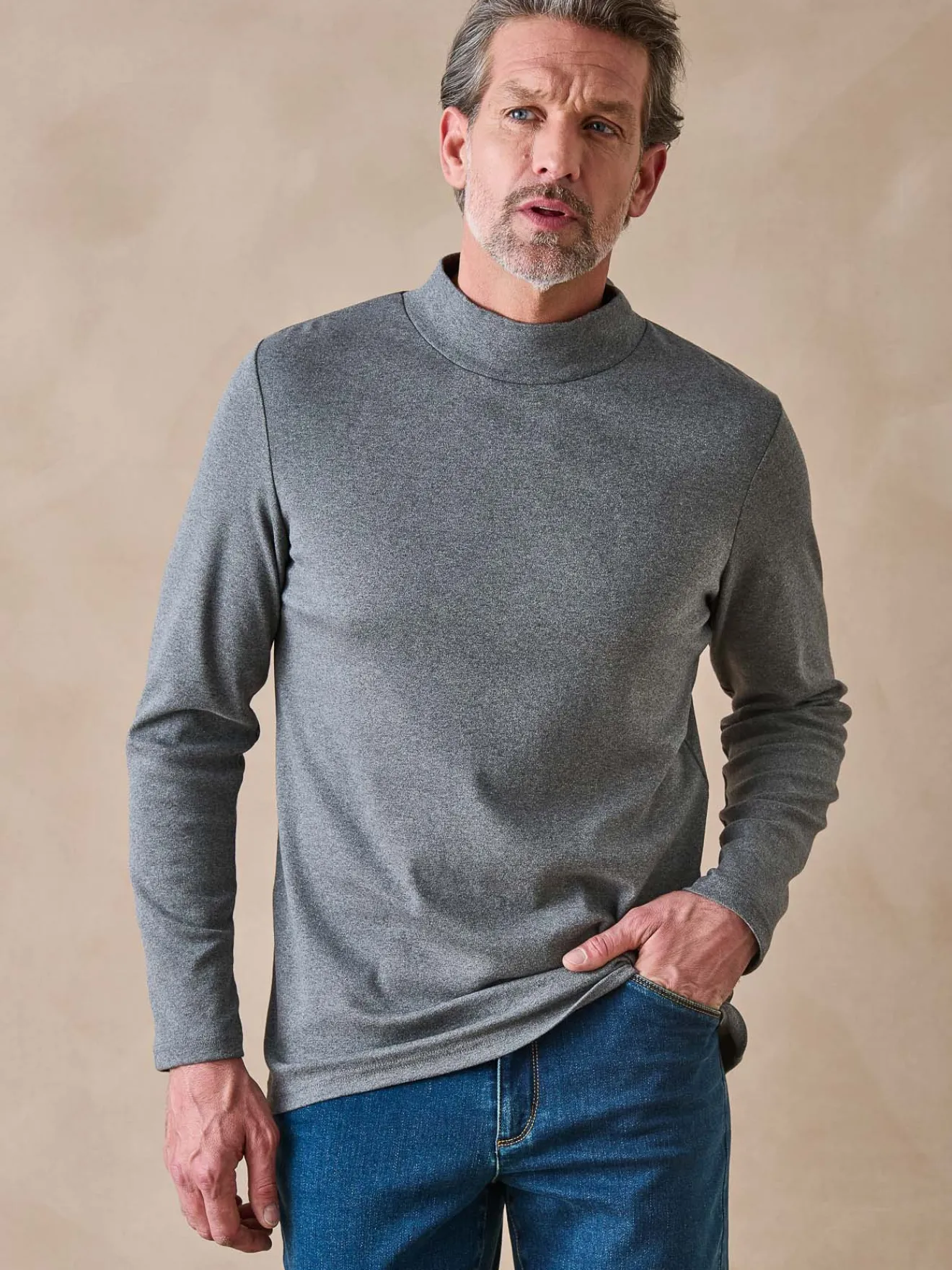 Outlet Lot de 2 sous-pulls Homme T-Shirt, Polo