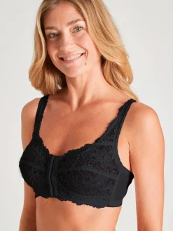 Outlet Lot de 2 soutiens-gorge agrafés devant Agrafé Devant|Sans Armatures