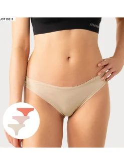 Hot Lot de 3 tangas Micro Ecopack Culotte, Slip, Shorty