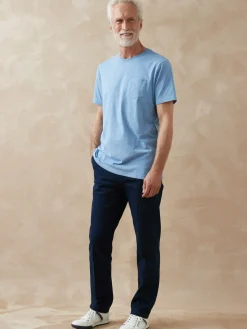 Sale Lot de 2 tee-shirt effet chiné Homme T-Shirt, Polo