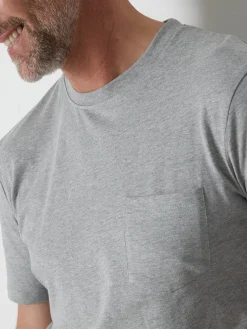 Discount Lot de 2 tee-shirt effet chiné Homme T-Shirt, Polo