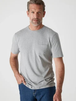 Discount Lot de 2 tee-shirt effet chiné Homme T-Shirt, Polo