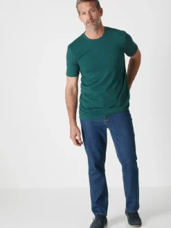 Discount Lot de 2 tee-shirt effet chiné Homme T-Shirt, Polo