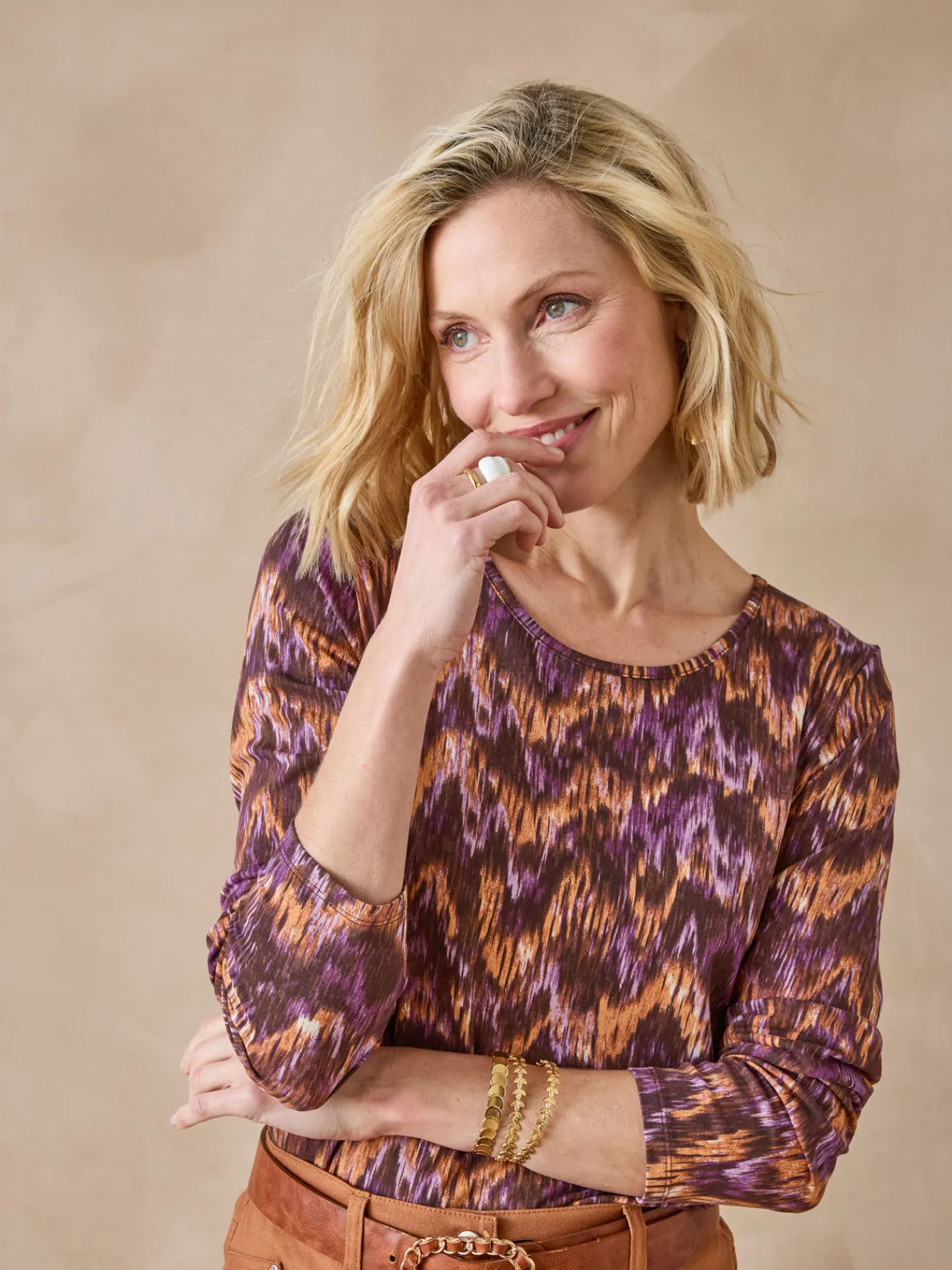 Lot de 2 tee-shirt manches longues Femme Tunique|T-Shirt