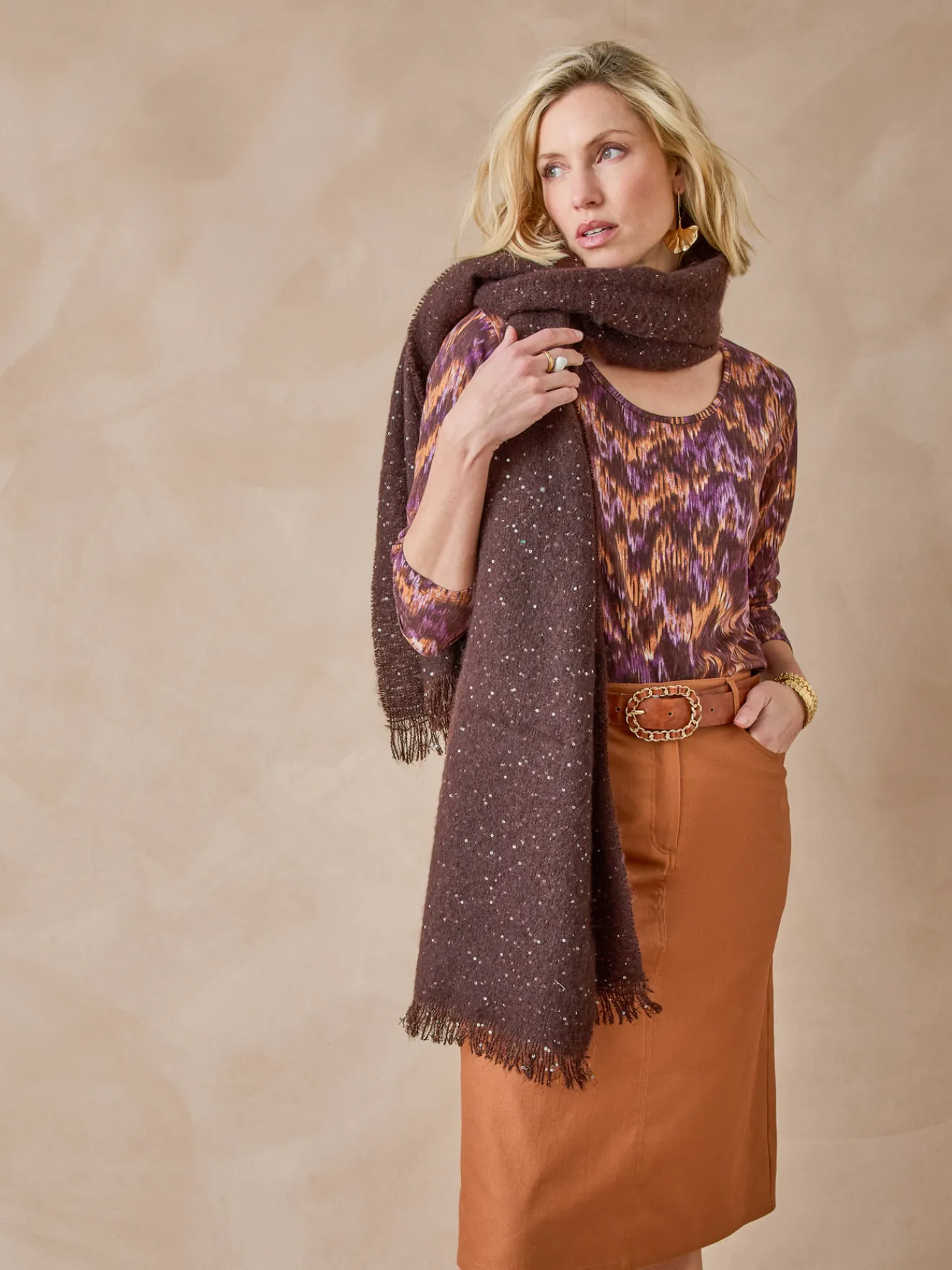 Lot de 2 tee-shirt manches longues Femme Tunique|T-Shirt