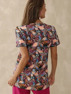 Lot de 2 tee-shirt manches courtes Femme Tunique|T-Shirt