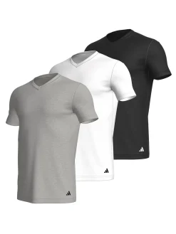 New Lot de 3 tee-shirts Active Core Cotton Homme T-Shirt, Polo