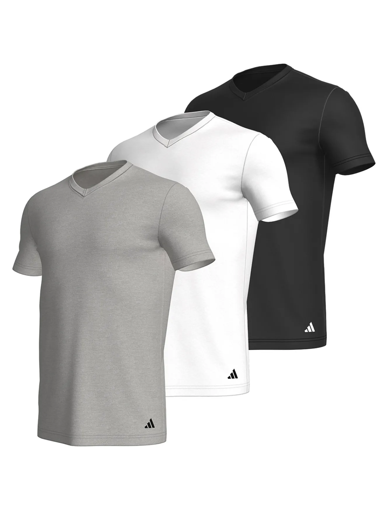 New Lot de 3 tee-shirts Active Core Cotton Homme T-Shirt, Polo