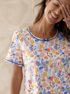 New Lot pyjacourt + pyjama maille pur coton Pyjama