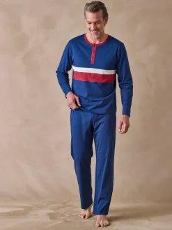 Discount Lot pyjashort + pyjama jersey pur coton Homme Pyjama