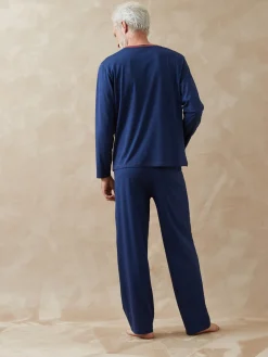 Clearance Lot pyjashort + pyjama maille pur coton Homme Pyjama