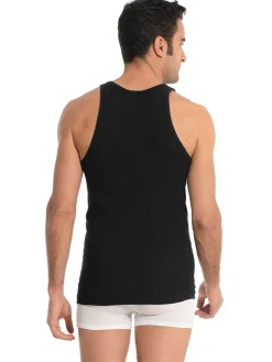 Online Maillots coton sans manches lot de 2 Homme Maillot De Corps