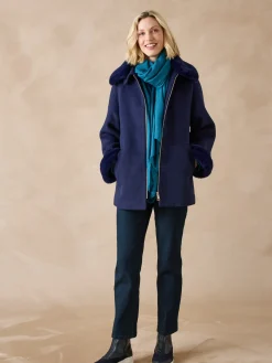 Clearance Manteau court coupe ample Femme Manteau, Parka