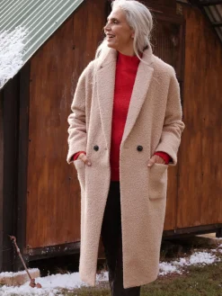 Online Manteau tissu bouclette Femme Manteau, Parka