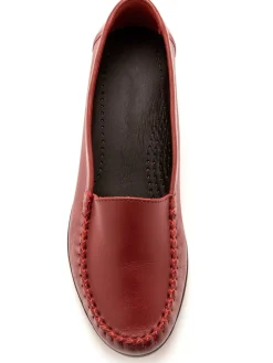 Hot Mocassins à plateau lisse grande largeur Femme Mocassins, Sans-Gênes