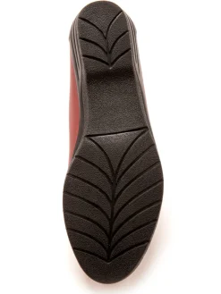 Hot Mocassins à plateau lisse grande largeur Femme Mocassins, Sans-Gênes