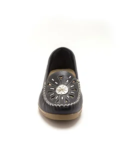 Clearance Mocassins ajourés largeur confort Femme Mocassins, Sans-Gênes