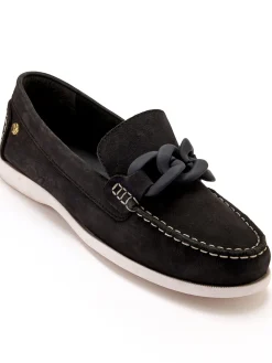 Clearance Mocassins bateau cuir nubuck Femme Mocassins, Sans-Gênes