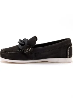 Clearance Mocassins bateau cuir nubuck Femme Mocassins, Sans-Gênes