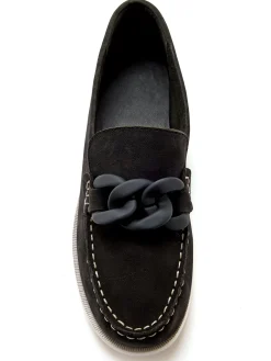 Clearance Mocassins bateau cuir nubuck Femme Mocassins, Sans-Gênes