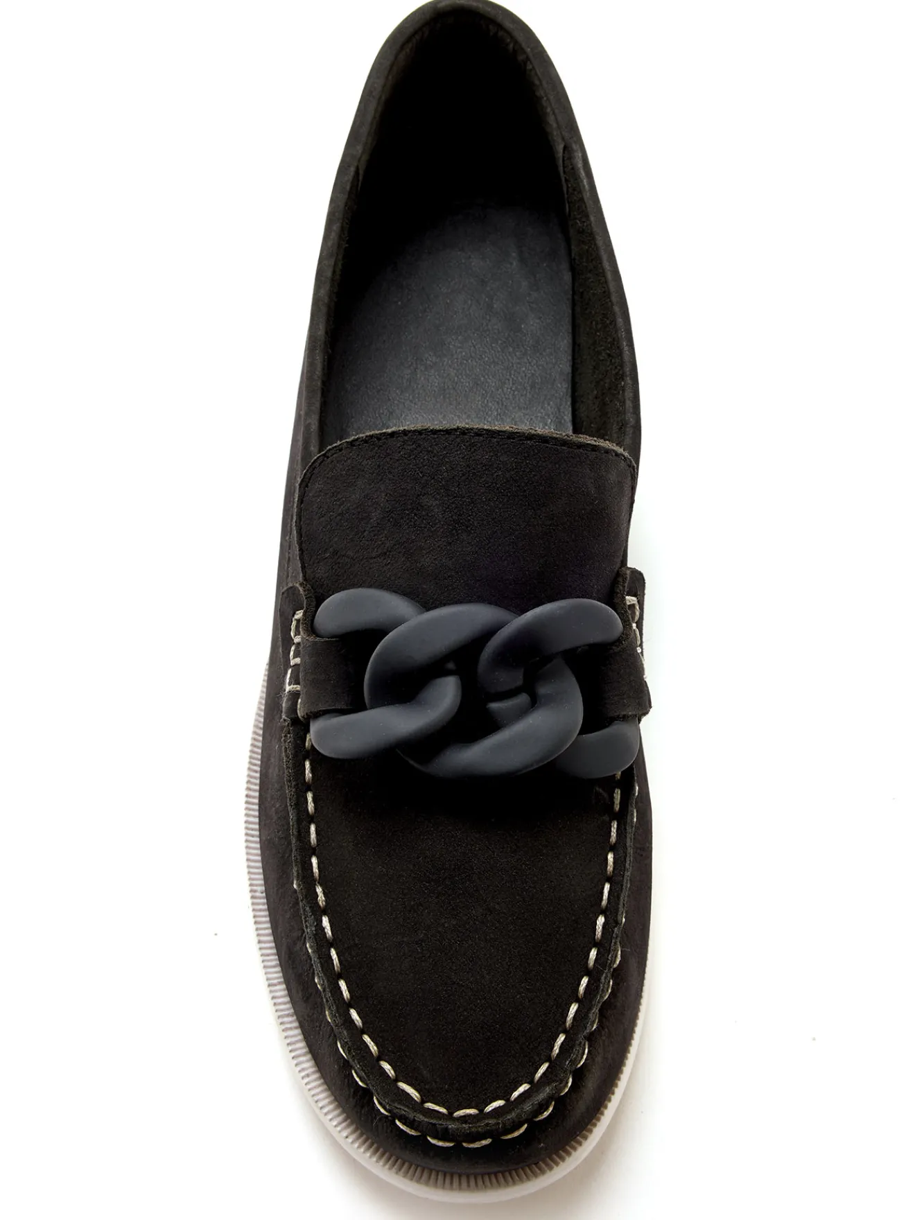 Clearance Mocassins bateau cuir nubuck Femme Mocassins, Sans-Gênes