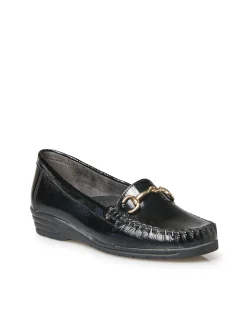 Online Mocassins boucle étrier grande largeur Femme Mocassins, Sans-Gênes