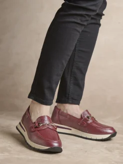 New Mocassins compensées élastiqués côtés Femme Mocassins, Sans-Gênes