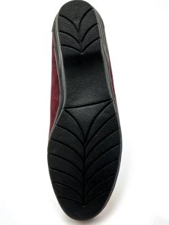 Sale Mocassins cuir velours grande largeur Femme Mocassins, Sans-Gênes