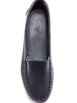 Best Mocassins plateau lisse largeur confort Femme Mocassins, Sans-Gênes