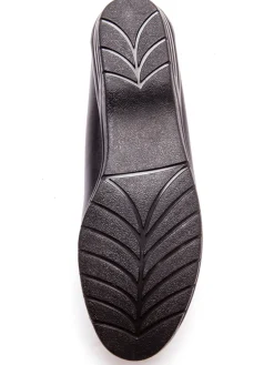 Outlet Mocassins plateau lisse largeur confort Femme Mocassins, Sans-Gênes