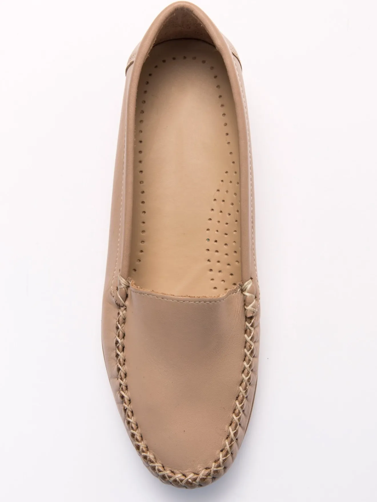 Outlet Mocassins plateau lisse largeur confort Femme Mocassins, Sans-Gênes