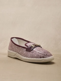 Sale Mocassins textile intérieur éponge Femme Chaussures En Toile