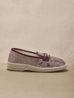 Sale Mocassins textile intérieur éponge Femme Chaussures En Toile