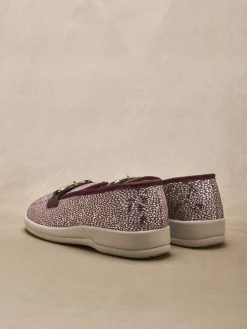 Sale Mocassins textile intérieur éponge Femme Chaussures En Toile