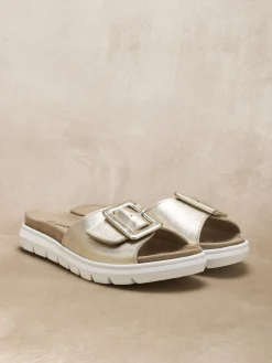 Clearance Mules à scratch à aérosemelle amovible Femme Mules