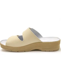 Hot Mules à scratch extra larges Femme Chaussures Paramédicales