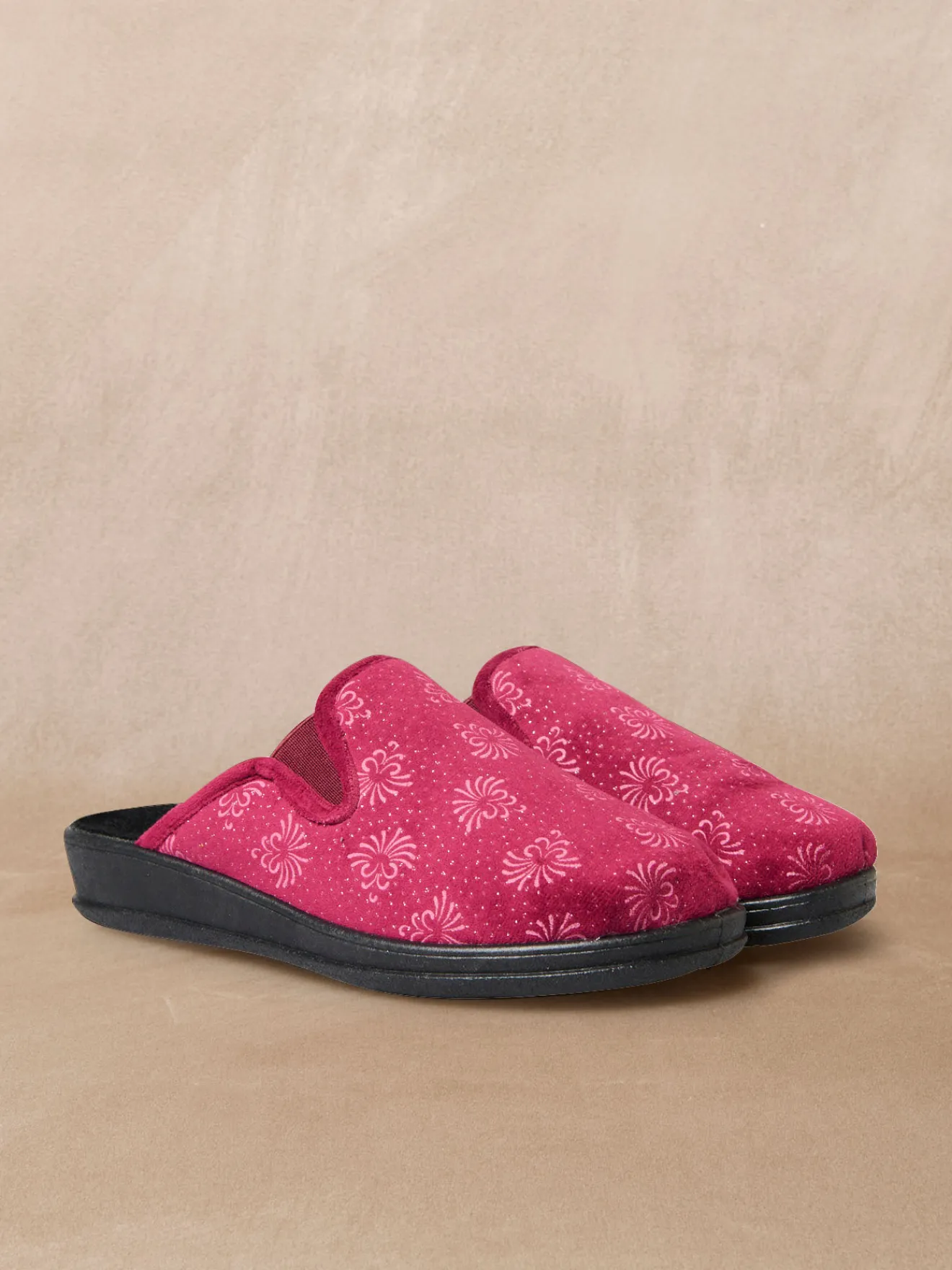 Hot Mules avec élastiques Femme Pantoufles, Chaussons