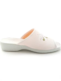 Online Mules brodées doublure éponge Femme Chaussures En Toile