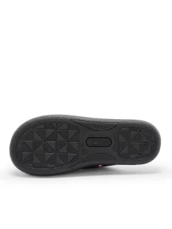 Mules brodées intérieur éponge Femme Pantoufles, Chaussons